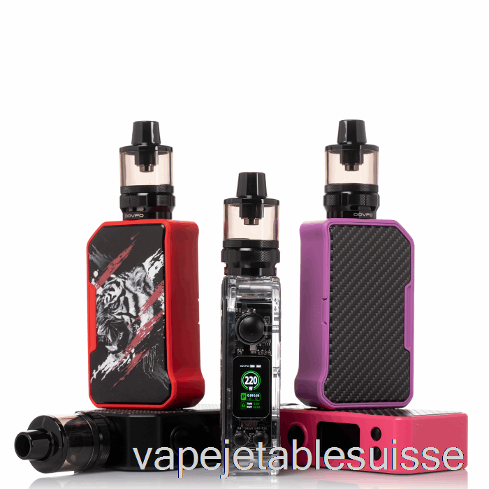 Vape Suisse Dovpo Mvp 220w Kit De Démarrage Feu Démon Bête Noir